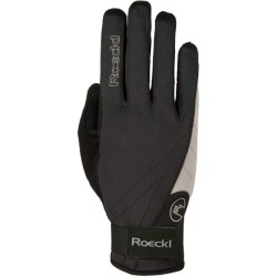 Rennen Handschuhe Roeckl LL Top Function Lindsdal schwarz-grau